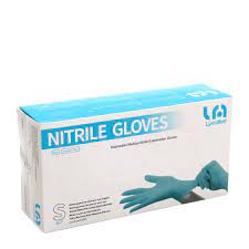 GUANTI MONOUSO COLORE BLUE IN NITRILE TAGLIA S CONF.100PZ
